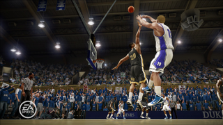 Illustration for article titled NCAA 10 Showcases the Charm and Bad Calls of Hoops' Top Home Courts